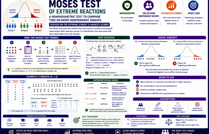 Moses Test of Extreme Reactions: Formula, Interpretation and Worked Example guide image